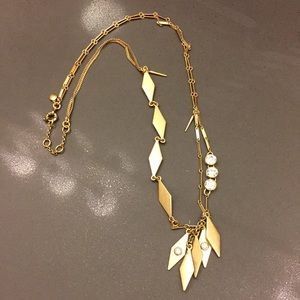 J. Crew antique gold necklace
